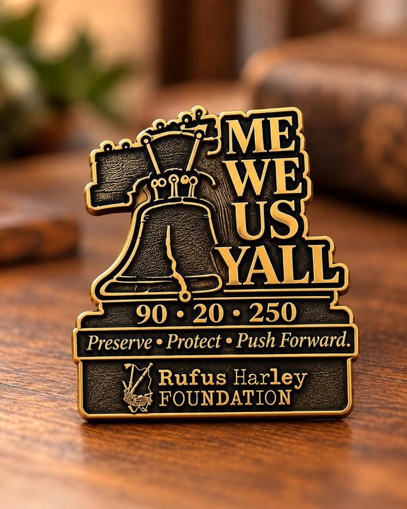 Gold Liberty Bell Pin — Limited Edition